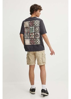 Abercrombie &amp; Fitch t-shirt bawełniany męski kolor szary z nadrukiem KI123-4044 ze sklepu ANSWEAR.com w kategorii T-shirty męskie - zdjęcie 173288257