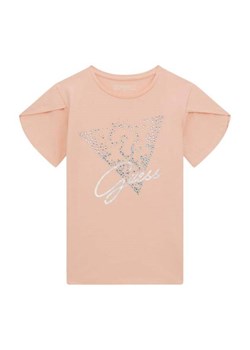 t-shirt dziecięcy t-shirt guess j4gi02 k6yw4 g6l1 brzoskwiniowy ze sklepu Royal Shop w kategorii Bluzki dziewczęce - zdjęcie 173288479