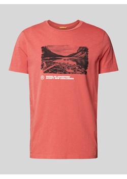 T-shirt z nadrukiem z logo ze sklepu Peek&Cloppenburg  w kategorii T-shirty męskie - zdjęcie 173288778