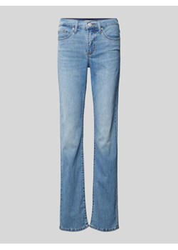 Jeansy z prostą nogawką i 5 kieszeniami model ‘SHAPING STRAIGHT’ ze sklepu Peek&Cloppenburg  w kategorii Jeansy damskie - zdjęcie 173288878