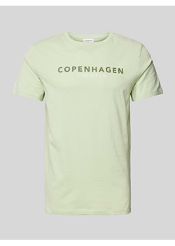 T-shirt z nadrukiem z logo model ‘Copenhagen’ ze sklepu Peek&Cloppenburg  w kategorii T-shirty męskie - zdjęcie 173288897