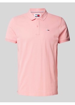 Koszulka polo o kroju slim fit z wyhaftowanym logo ze sklepu Peek&Cloppenburg  w kategorii T-shirty męskie - zdjęcie 173288948