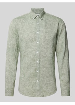 Koszula casualowa z fakturowanym wzorem ze sklepu Peek&Cloppenburg  w kategorii Koszule męskie - zdjęcie 173288956