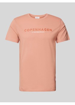 T-shirt z nadrukiem z logo model ‘Copenhagen’ ze sklepu Peek&Cloppenburg  w kategorii T-shirty męskie - zdjęcie 173289009