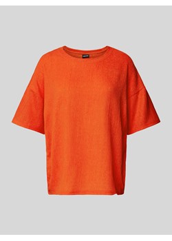 T-shirt z fakturowanym wzorem model ‘LUNA’ ze sklepu Peek&Cloppenburg  w kategorii Bluzki damskie - zdjęcie 173289029