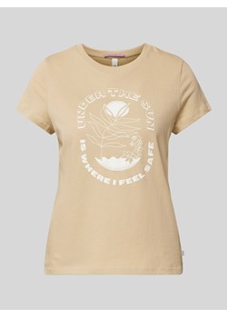 T-shirt z nadrukowanym motywem ze sklepu Peek&Cloppenburg  w kategorii Bluzki damskie - zdjęcie 173289065