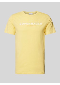 T-shirt z nadrukiem z logo model ‘Copenhagen’ ze sklepu Peek&Cloppenburg  w kategorii T-shirty męskie - zdjęcie 173289288