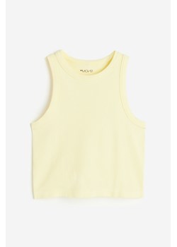 H & M - Sportowa koszulka DryMove Seamless - Żółty ze sklepu H&M w kategorii Bluzki damskie - zdjęcie 173289589