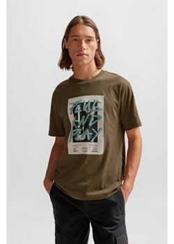 BOSS ORANGE T-shirt TeePantera | Regular Fit ze sklepu Gomez Fashion Store w kategorii T-shirty męskie - zdjęcie 173290647
