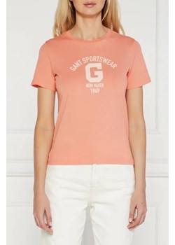 Gant T-shirt | Regular Fit ze sklepu Gomez Fashion Store w kategorii Bluzki damskie - zdjęcie 173290655