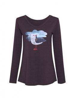 HEXELINE Koszulka w kolorze antracytowym ze sklepu Limango Polska w kategorii Bluzki damskie - zdjęcie 173290669