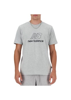 Koszulka New Balance MT41906AG - szara ze sklepu streetstyle24.pl w kategorii T-shirty męskie - zdjęcie 173291357
