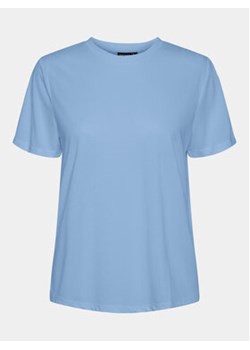 Pieces T-Shirt Anora 17148789 Niebieski Regular Fit ze sklepu MODIVO w kategorii Bluzki damskie - zdjęcie 173292557