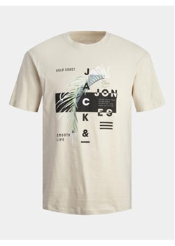 Jack&Jones T-Shirt Jjclarc 12247768 Beżowy Relaxed Fit ze sklepu MODIVO w kategorii T-shirty męskie - zdjęcie 173292686