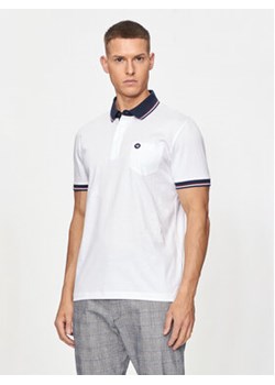 Pierre Cardin Polo C5 21284.2034 Biały Regular Fit ze sklepu MODIVO w kategorii T-shirty męskie - zdjęcie 173292728