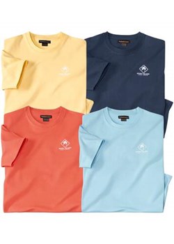 Zestaw 4 bawełnianych koszulek Paradise ze sklepu Atlas For Men w kategorii T-shirty męskie - zdjęcie 173294929