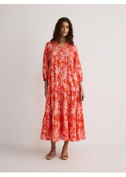 Reserved - Wzorzysta sukienka maxi - wielobarwny ze sklepu Reserved w kategorii Sukienki - zdjęcie 173295505