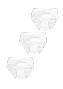 Figi majtki dla dziewczynki gładkie białe Yoclub 3-pak ze sklepu 5.10.15 w kategorii Majtki dziecięce - zdjęcie 173296938