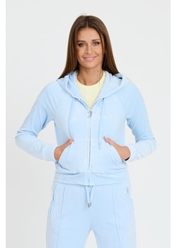 JUICY COUTURE Błękitna bluza Madison Hoodie, Wybierz rozmiar M ze sklepu outfit.pl w kategorii Bluzy damskie - zdjęcie 173297759