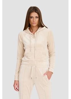JUICY COUTURE Beżowa bluza Madison Hoodie, Wybierz rozmiar M ze sklepu outfit.pl w kategorii Bluzy damskie - zdjęcie 173297766