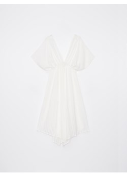 Mohito - Białe pareo - biały ze sklepu Mohito w kategorii Odzież plażowa - zdjęcie 173299028