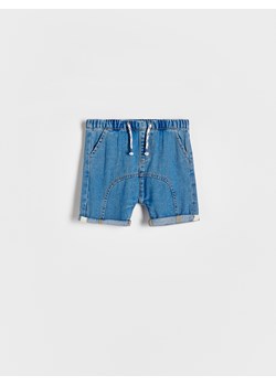 Reserved - Jeansowe szorty - niebieski ze sklepu Reserved w kategorii Spodenki niemowlęce - zdjęcie 173299358