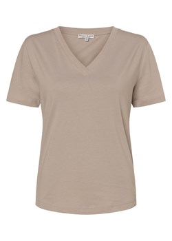 Marie Lund T-shirt damski Kobiety Bawełna taupe jednolity ze sklepu vangraaf w kategorii Bluzki damskie - zdjęcie 173299735