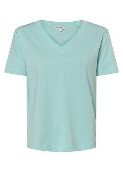 Marie Lund T-shirt damski Kobiety Bawełna turkusowy jednolity ze sklepu vangraaf w kategorii Bluzki damskie - zdjęcie 173299736