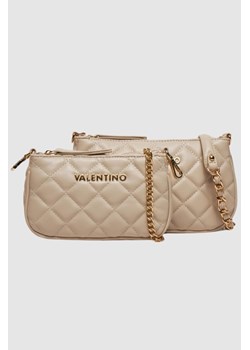 VALENTINO Podwójna beżowa torebka Ocarina Crossbody ze sklepu outfit.pl w kategorii Kopertówki - zdjęcie 173299828