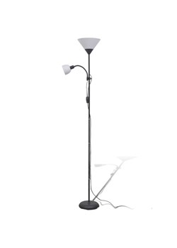 Czarna podwójna lampa stojąca - EX06-Tevila ze sklepu Edinos.pl w kategorii Lampy podłogowe - zdjęcie 173300095