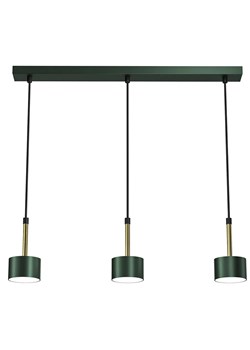 Zielono-złota wisząca lampa do salonu- N024-Circile ze sklepu Edinos.pl w kategorii Lampy wiszące - zdjęcie 173300389