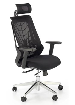 Czarny fotel ergonomiczny zgodny z rozporządzeniem MR i PS z 2023r.  - Liria ze sklepu Edinos.pl w kategorii Krzesła biurowe - zdjęcie 173300949