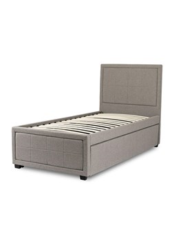 Szare rozkładane łóżko tapicerowane 90x200 - Olso ze sklepu Edinos.pl w kategorii Łóżka i materace - zdjęcie 173300996