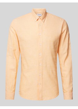 Koszula casualowa z fakturowanym wzorem ze sklepu Peek&Cloppenburg  w kategorii Koszule męskie - zdjęcie 173302065