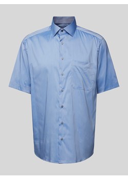 Koszula biznesowa o kroju comfort fit z rękawem o dł. 1/2 ze sklepu Peek&Cloppenburg  w kategorii Koszule męskie - zdjęcie 173302096