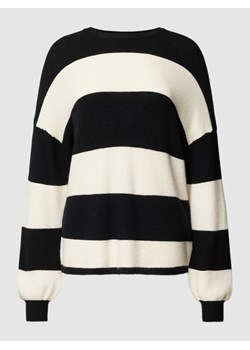 Sweter z dzianiny ze wzorem w paski model ‘ATIA’ ze sklepu Peek&Cloppenburg  w kategorii Swetry damskie - zdjęcie 173302105