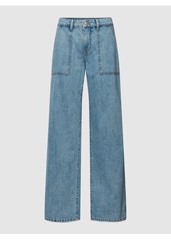 Jeansy o kroju straight fit z dużymi,wpuszczanymi kieszeniami ze sklepu Peek&Cloppenburg  w kategorii Jeansy damskie - zdjęcie 173302135