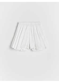 Reserved - Szorty imitujące spódnicę - biały ze sklepu Reserved w kategorii Spodenki dziewczęce - zdjęcie 173303188
