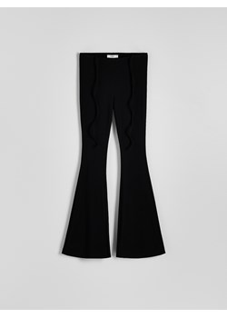 Reserved - Spodnie z szeroką nogawką - czarny ze sklepu Reserved w kategorii Spodnie damskie - zdjęcie 173303326