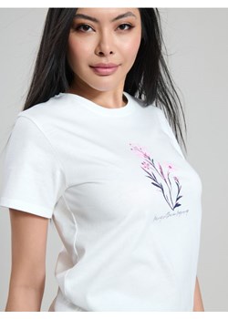Sinsay - Koszulka - kremowy ze sklepu Sinsay w kategorii Bluzki damskie - zdjęcie 173304366