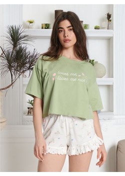 Sinsay - Piżama bawełniana - zielony ze sklepu Sinsay w kategorii Piżamy damskie - zdjęcie 173304406