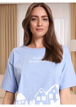 Sinsay - Piżama bawełniana - błękitny ze sklepu Sinsay w kategorii Piżamy damskie - zdjęcie 173304466