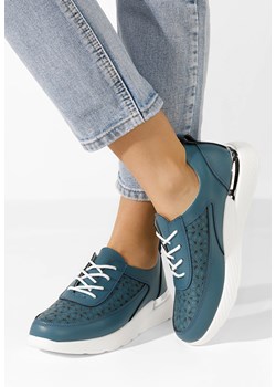 Niebieskie sneakersy damskie Calyse ze sklepu Zapatos w kategorii Buty sportowe damskie - zdjęcie 173304578