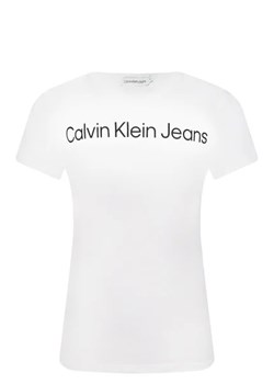 CALVIN KLEIN JEANS T-shirt | Regular Fit ze sklepu Gomez Fashion Store w kategorii Bluzki dziewczęce - zdjęcie 173305607