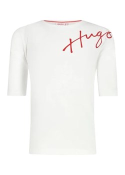 HUGO KIDS T-shirt | Regular Fit ze sklepu Gomez Fashion Store w kategorii T-shirty chłopięce - zdjęcie 173306126