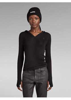 G-Star Wełniany sweter w kolorze czarnym ze sklepu Limango Polska w kategorii Swetry damskie - zdjęcie 173306377