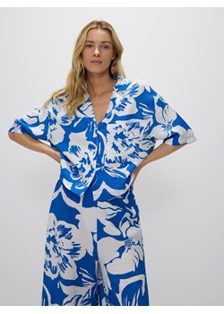 Reserved - Koszula z wiskozą - niebieski ze sklepu Reserved w kategorii Koszule damskie - zdjęcie 173306685