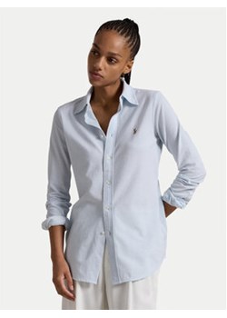 Polo Ralph Lauren Koszula 211924258011 Błękitny Slim Fit ze sklepu MODIVO w kategorii Koszule damskie - zdjęcie 173308035