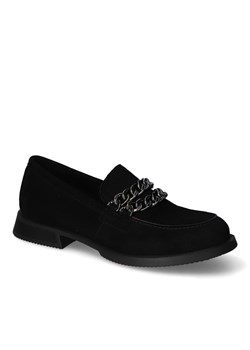 Mokasyny Nessi 24597 Czarny 19 zamsz ze sklepu Arturo-obuwie w kategorii Mokasyny damskie - zdjęcie 173309078