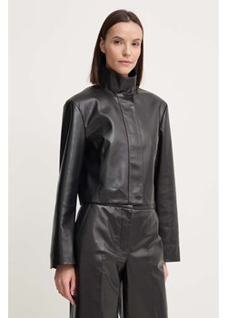 Calvin Klein kurtka damska kolor czarny przejściowa K20K207975 ze sklepu ANSWEAR.com w kategorii Kurtki damskie - zdjęcie 173310047